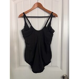 Maidenform Open Bust Body Shaper‎ Firm Control Cool Comfort Black 3XL DM5004